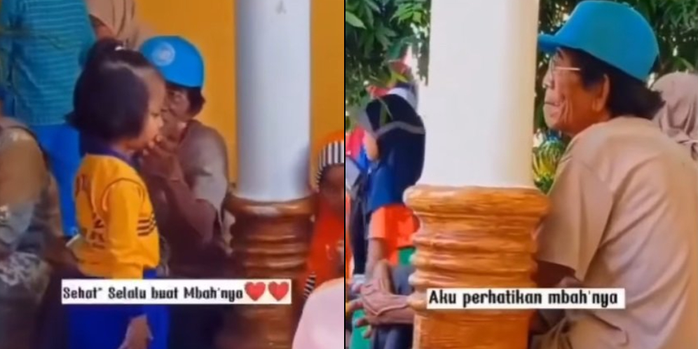 Momen Kakek Antar Cucu Lomba di PAUD, Rasa Sayangnya Bikin Warganet Terharu