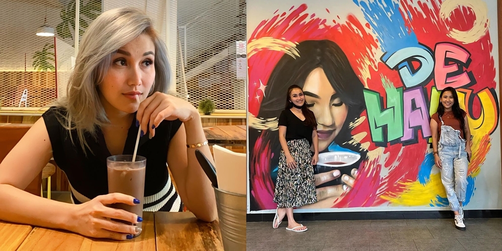 10 Potret Cafe 'De Halu' Milik Ayu Ting Ting, Ada Mural Karya Wendy Cagur, Keren Abis!