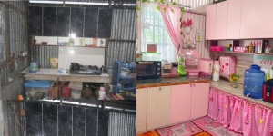 Potret Sebelum dan Sesudah Renovasi Dapur Berbahan Seng, Hasilnya Bikin Takjub!