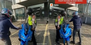 Fakta Sebenarnya Video Viral Motor Baru Keluar Diler Ditilang Polisi