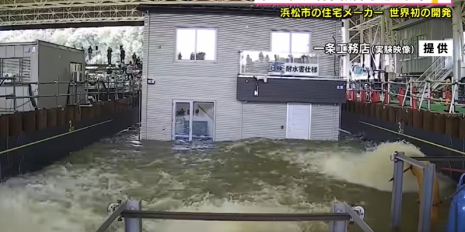 Insinyur Jepang Ciptakan Rumah Tahan Banjir yang Bisa Mengapung, Berapa Harganya?