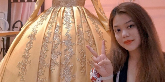 Belajar Menjahit dari YouTube, Kini Gadis Berusia 21 Tahun Ini Sukses Buka Butik, Baju Rancangannya Viral