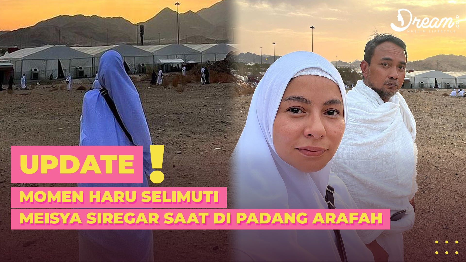 Momen Haru Selimuti Meisya Siregar Saat di Padang Arafah
