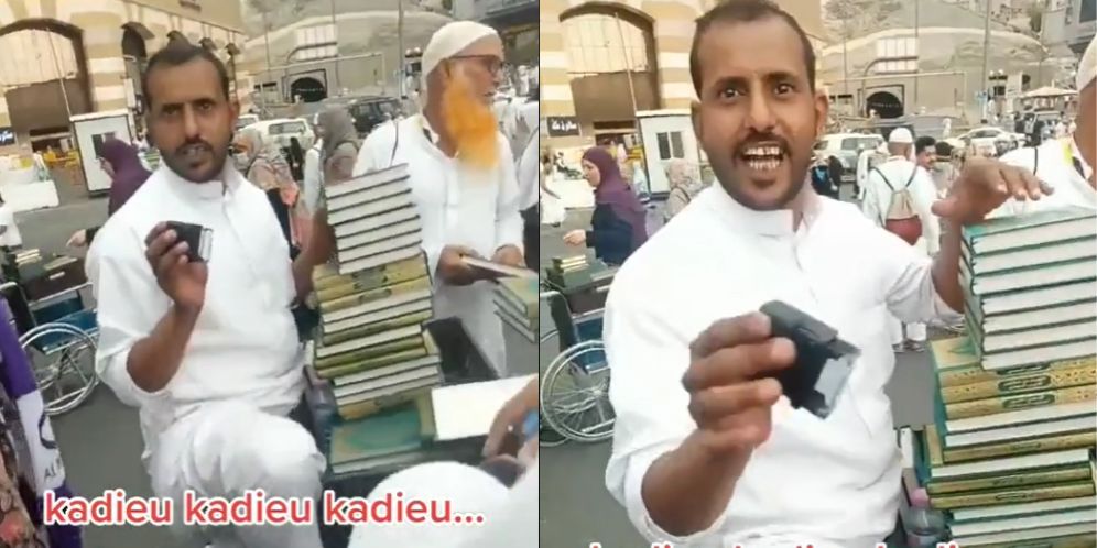 Viral Penjual Alquran di Mekah Fasih Bahasa Sunda, Warganet: yang Punya Vila di Cianjur