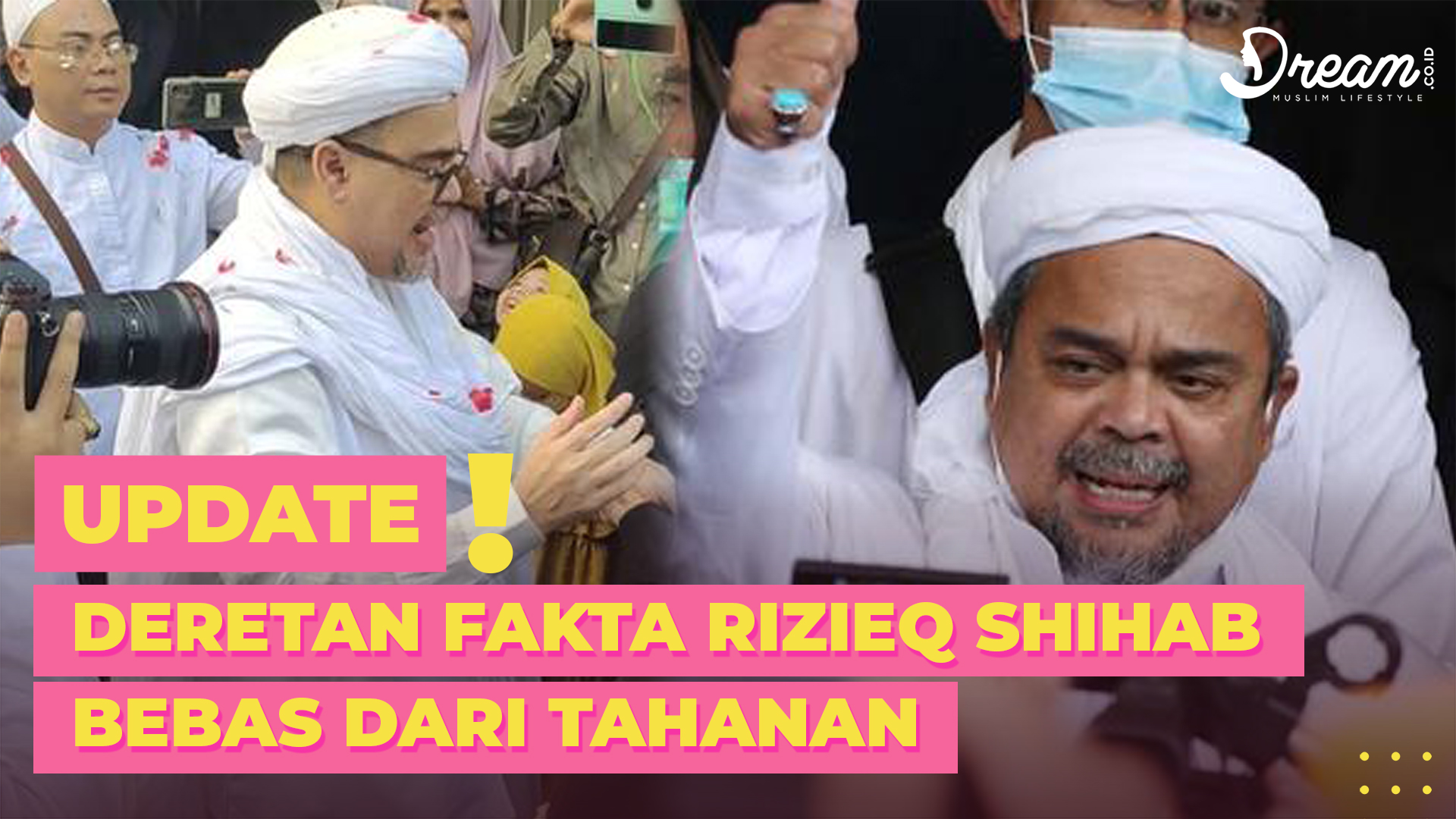 Deretan Fakta Rizieq Shihab Bebas