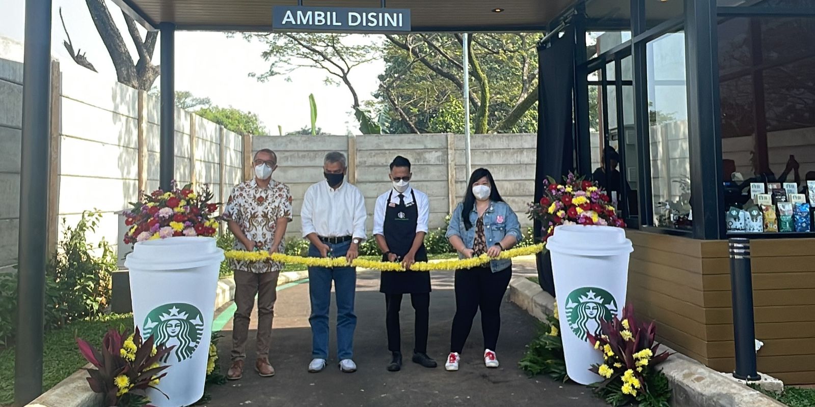 Starbucks Indonesia Resmikan Gerai Layanan Drive Thru ke-50