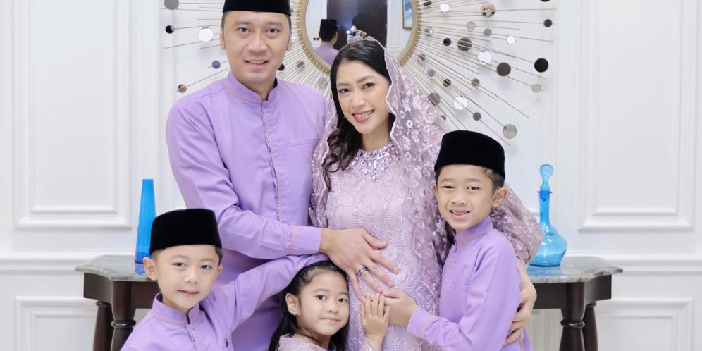 Foto Perdana Anak Keempat Ibas Yudhoyono-Aliya Rajasa yang Baru Lahir, Pipinya Bikin Gemas