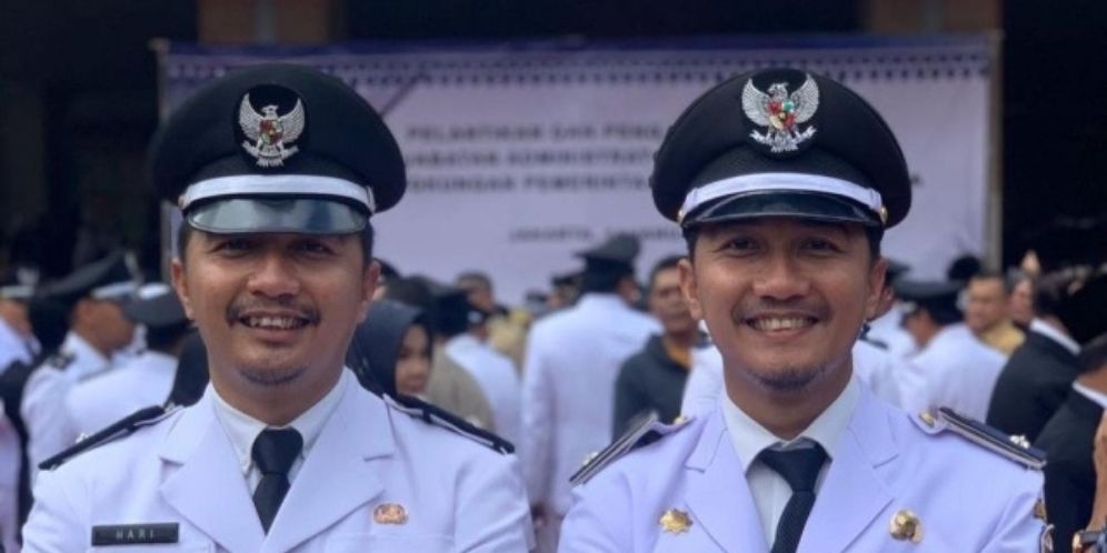Langka! Jakarta Punya Lurah Kembar Identik, Sadar Bedanya Setelah Salah Satu Cukur Kumis