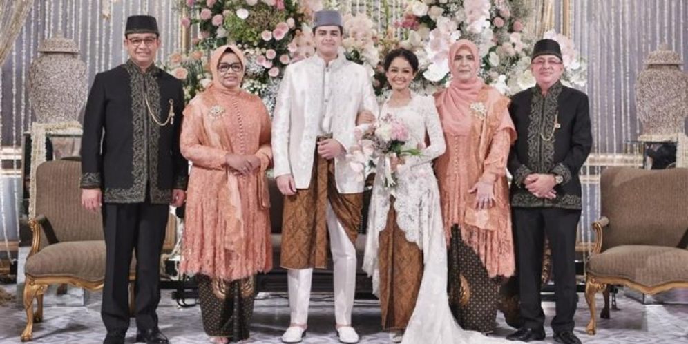 Gaun Mewah Rancangan Anak Prabowo untuk Pernikahan Putri Anies Baswedan