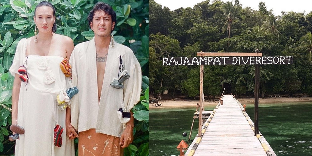 10 Potret Hotel `Kayu` Nadine Chandrawinata di Raja Ampat, Dikelilingi Lautan Biru, Real Surga Dunia!
