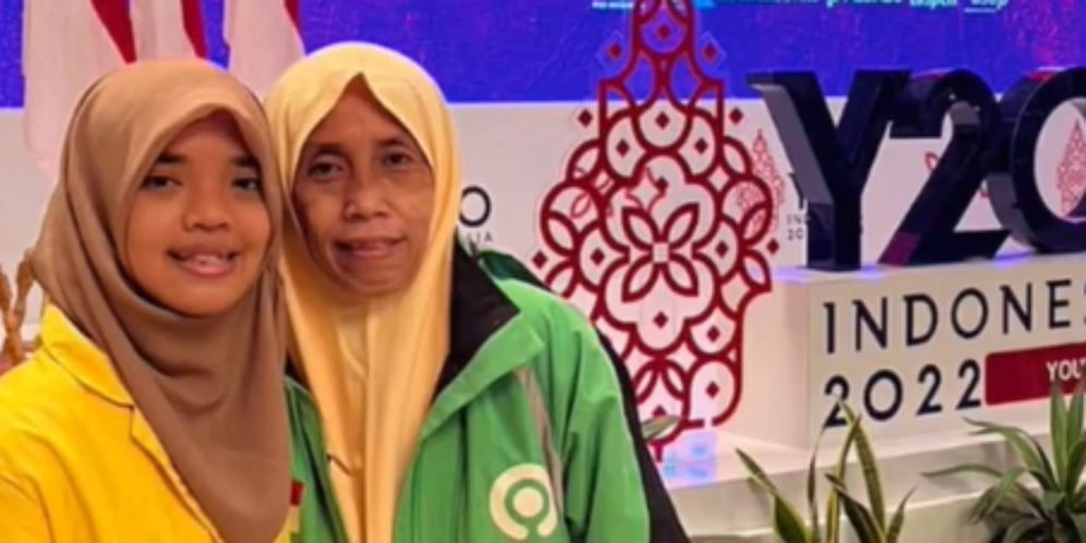 Forum Dunia Y20 Ikut Tersentuh, Ibu Driver Ojek Online Bisa Kuliahkan Anak