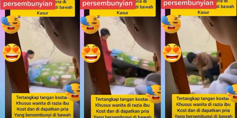 Ibu Kos Rajin Razia dan Lebih Cerdik, Anak Kos Sembunyikan Pacar di Bawah Kasur Tetap Saja Ketahuan