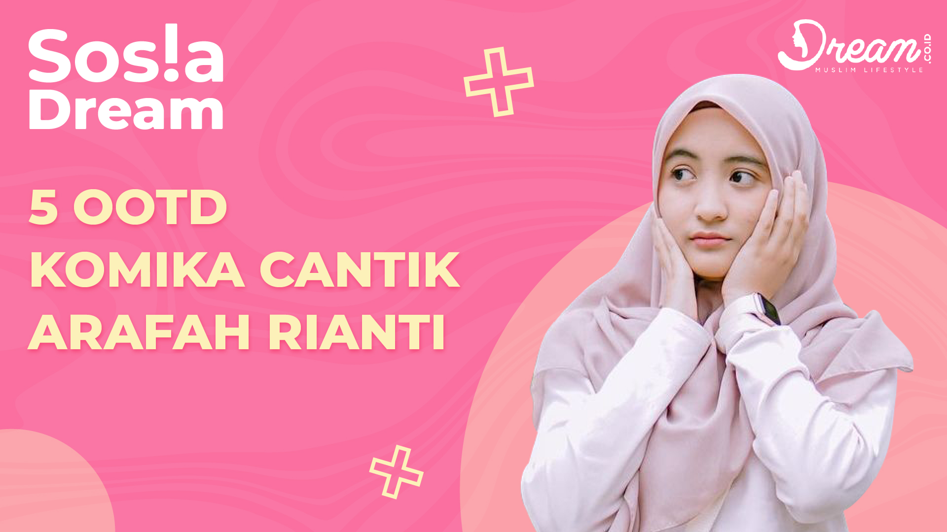 5 OOTD Komika Cantik Arafah Rianti