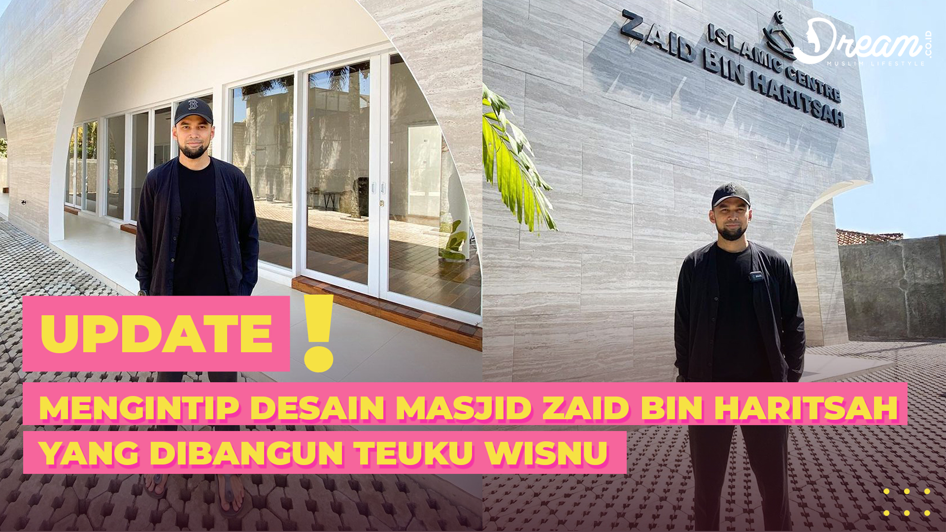 Mengintip Desain Masjid Zaid Bin Haritsah yang Dibangun Teuku Wisnu