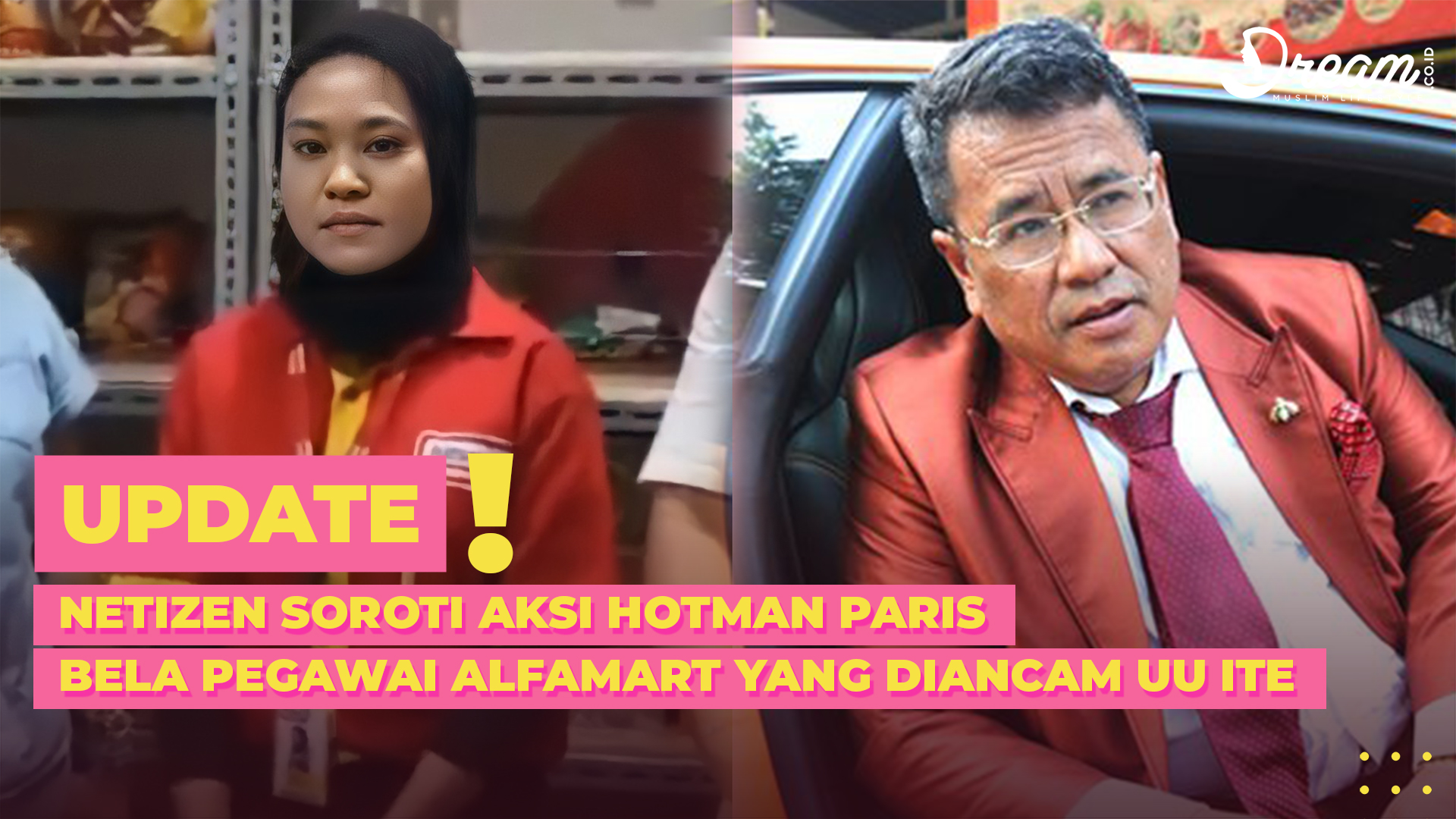 Netizen Soroti Aksi Hotman Paris Bela Pegawai Alfamart yang Diancam UU ITE