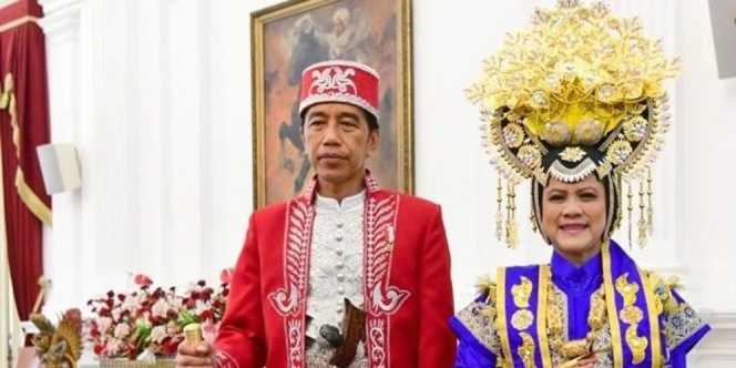 Iriana Dampingi Presiden Jokowi di Upacara HUT ke-77 RI, Pakai Sandal Hermes Rp12 Juta