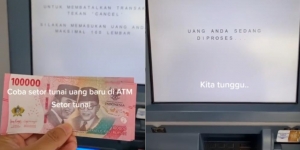 Warga +62 Iseng Setor Tunai ke ATM Pakai Uang Kertas Tahun Emisi 2022, Hasilnya Mengejutkan
