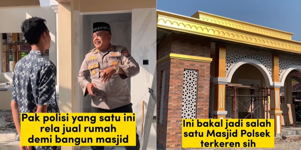 Cerita Kapolsek di Jogjakarta Jual Rumah Demi Bangun Masjid Polsek