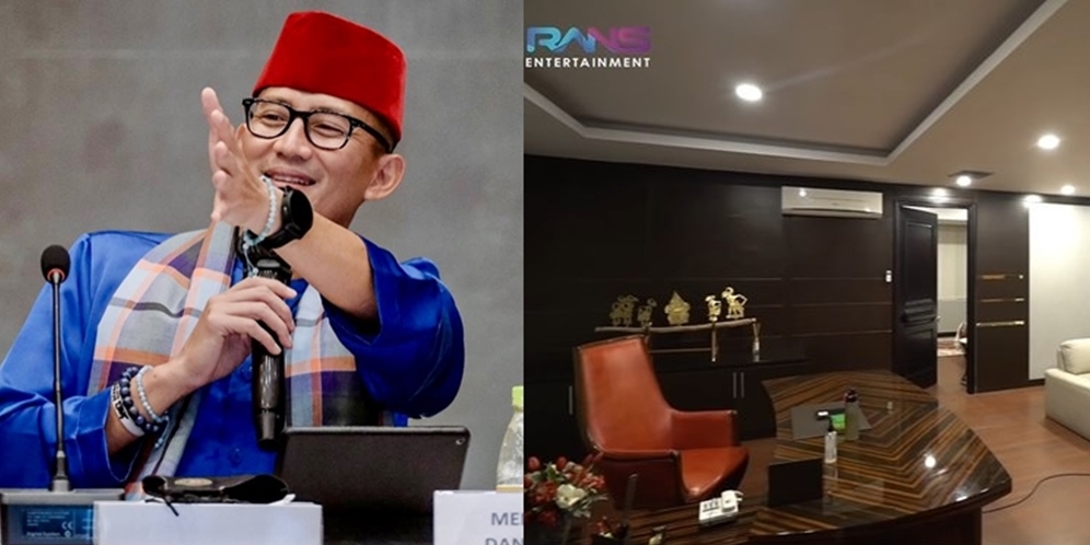 8 Potret Ruang Kerja Sandiaga Uno yang Super Mewah, Nagita Slavina Sampai Bengong!