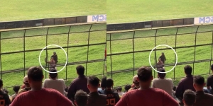 Gagal Fokus, Suporter Sepak Bola Satu Stadion Malah Teriaki 'Sambo-Sambo' pada Polisi di Lapangan