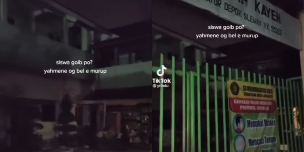 Bel Sekolah di Sleman Berbunyi Jam 11 Malam Bikin Panik Sekampung, Netizen: Muridnya Gaib?