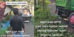 Seram! Sopir Truk Antar Dua Cewek Cantik di Semarang, Pas Berhenti Tahunya di Jalan Sempit dan Curam depan Kuburan