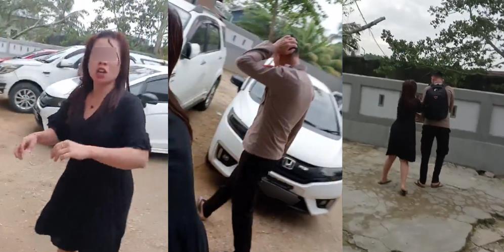 Tak Terima Digerebek Berduaan dengan Oknum Polisi di Kos-kosan, Istri Ngamuk ke Suami, Netizen: 'Galaknya Serem Amat'