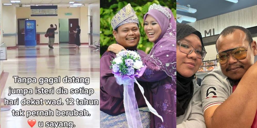 Hebatnya Kekuatan Cinta! 12 Tahun Suami Tak Pernah Gagal Datang Tiap Hari Jenguk Istri di RS Akibat Penyakit Obesitas