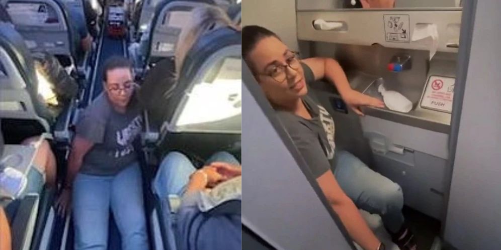 Miris, Tak Terima Bantuan, Wanita Lumpuh Ini Terpaksa Menyeret Tubuhnya ke Toilet Saat di Pesawat