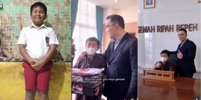 Kisah Bocah SD Di-bully Gegara Seragam Lusuh karena Bertahun-tahun Tak Ganti hingga Diundang Ridwan Kamil