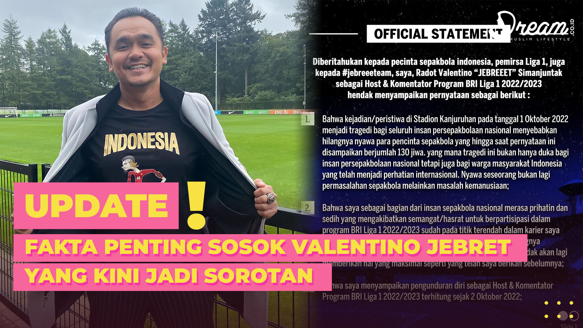 Fakta Menarik Sosok Valentino 'Jebret' yang Kini Jadi Sorotan