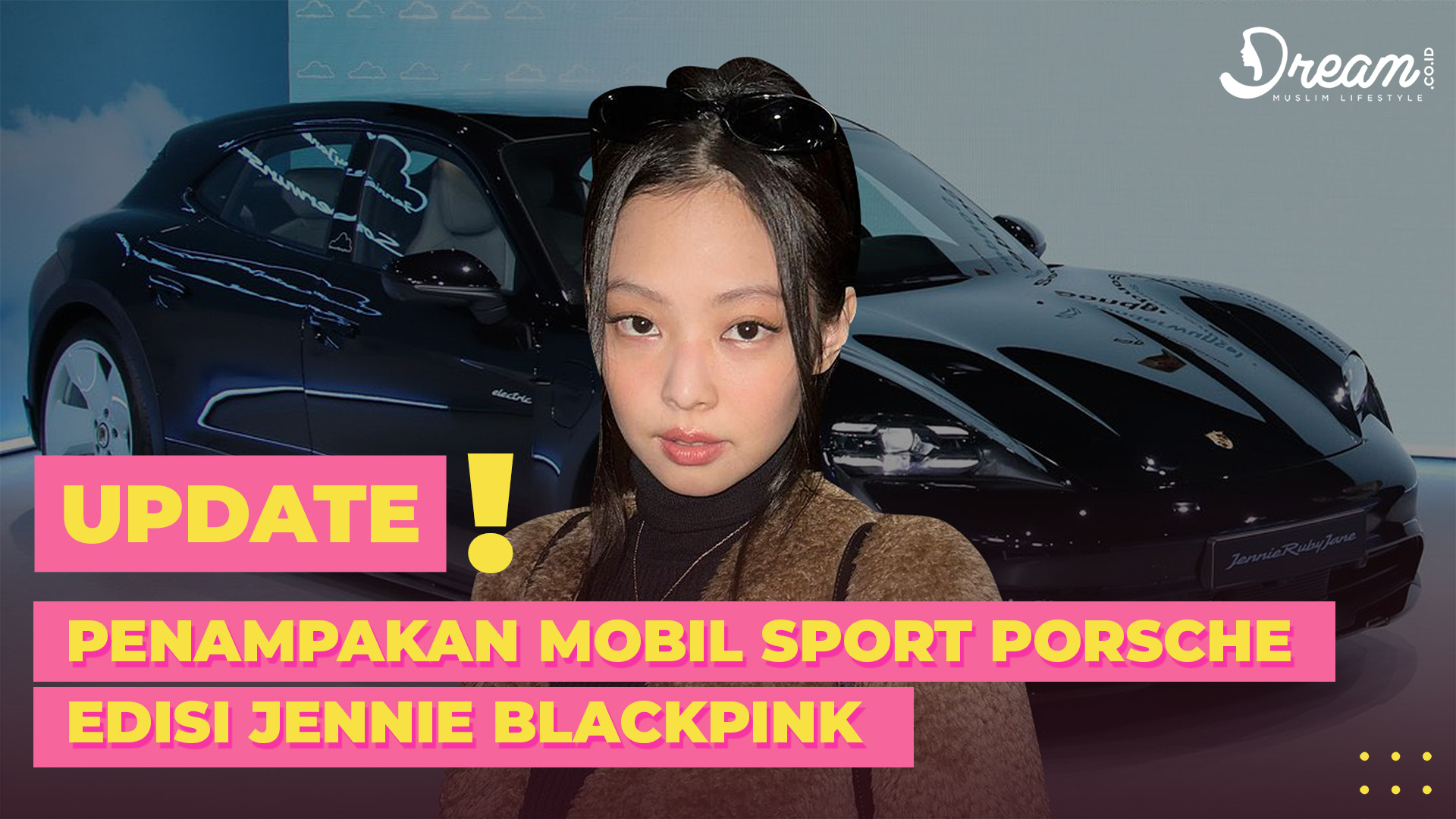 Penampakan Mobil Sport Porsche Edisi Jennie BLACKPINK
