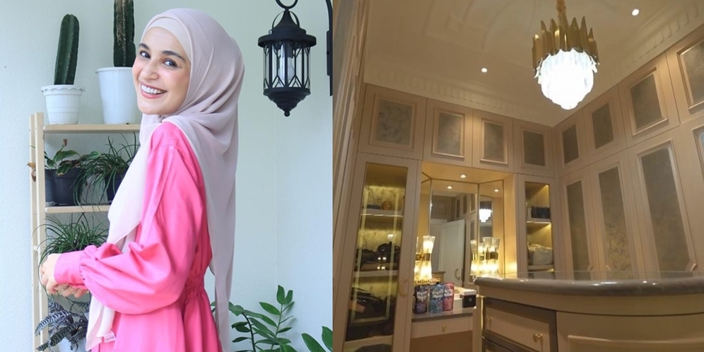 10 Potret Mewahnya Ruang Wardrobe di Rumah Shireen Sungkar, Ada Baju Honeymoon!