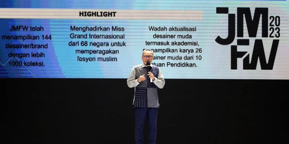FOTO: Menteri Perdagangan Buka Jakarta Fashion Week 2023