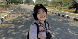 Potret Shalsabila Lestari Polwan Cantik yang Viral, Puteri Indonesia NTB 2020