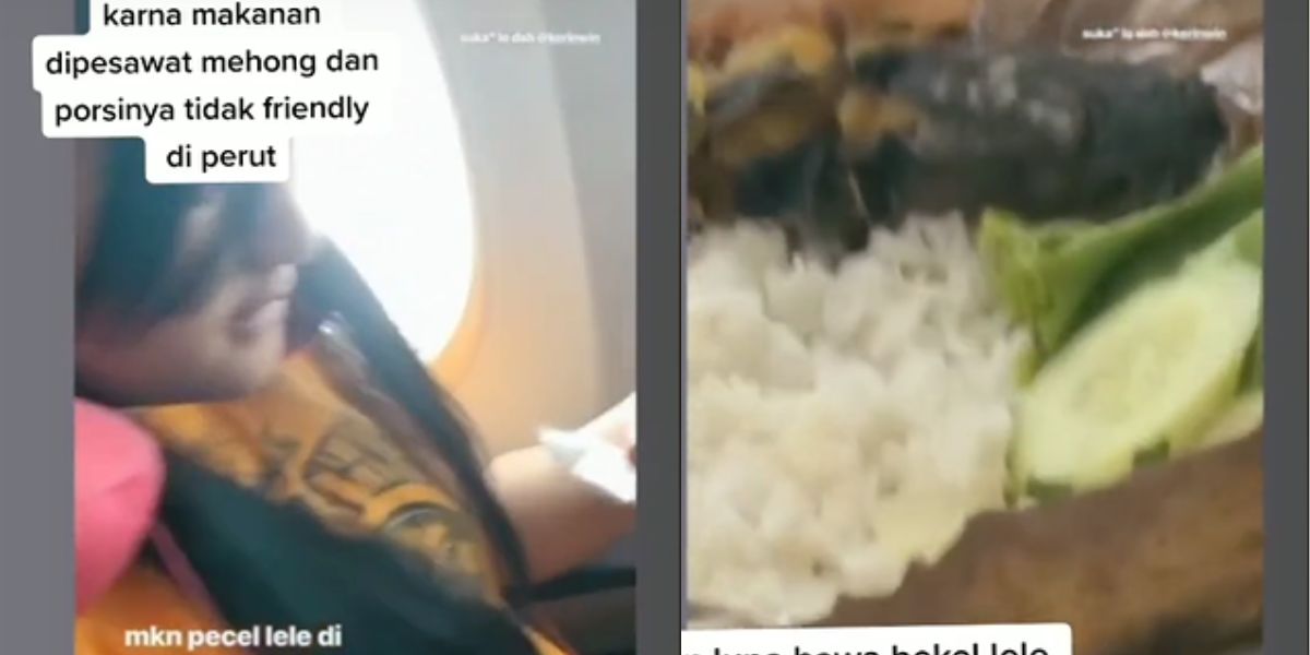 Demi Hemat, Wanita Ini Bawa Bekal Makan Tak Biasa Saat Naik Pesawat, Anak Rantau Pasti Paham