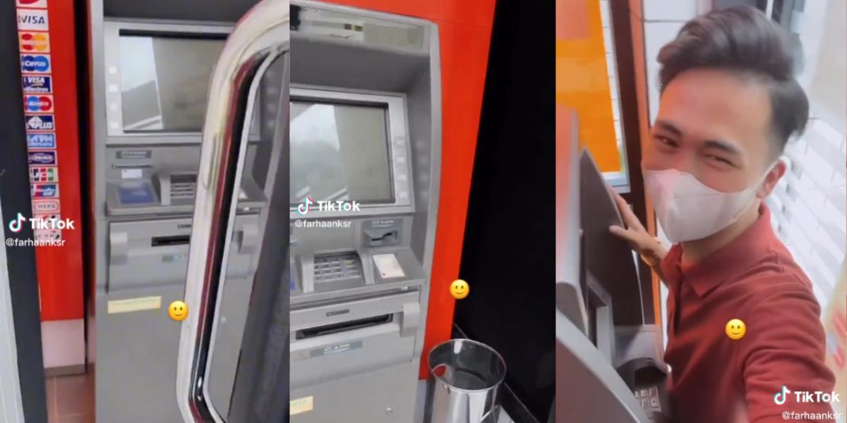 Viral, Penampakan ATM Milik Bank Pemerintah Sempitnya Bikin Nasabah Auto Sesak Napas