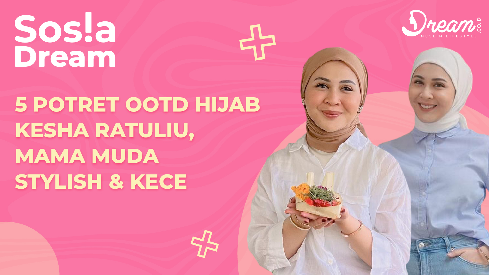5 Potret OOTD Hijab Kesha Ratuliu, Mama Muda Stylish dan Kece