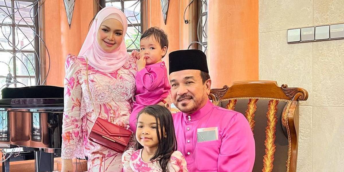 Tengok Gemasnya Buah Hati Siti Nurhaliza dan Datuk K