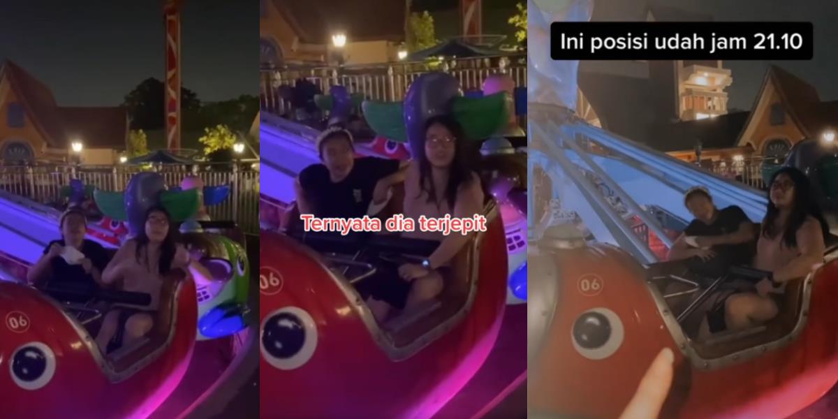 Bikin Deg-degan! Dua Cewek Terjebak dalam Wahana Dufan Sampai Malam, Perlu Satu Jam untuk Terbebas, Netizen: Banyak yang Alami