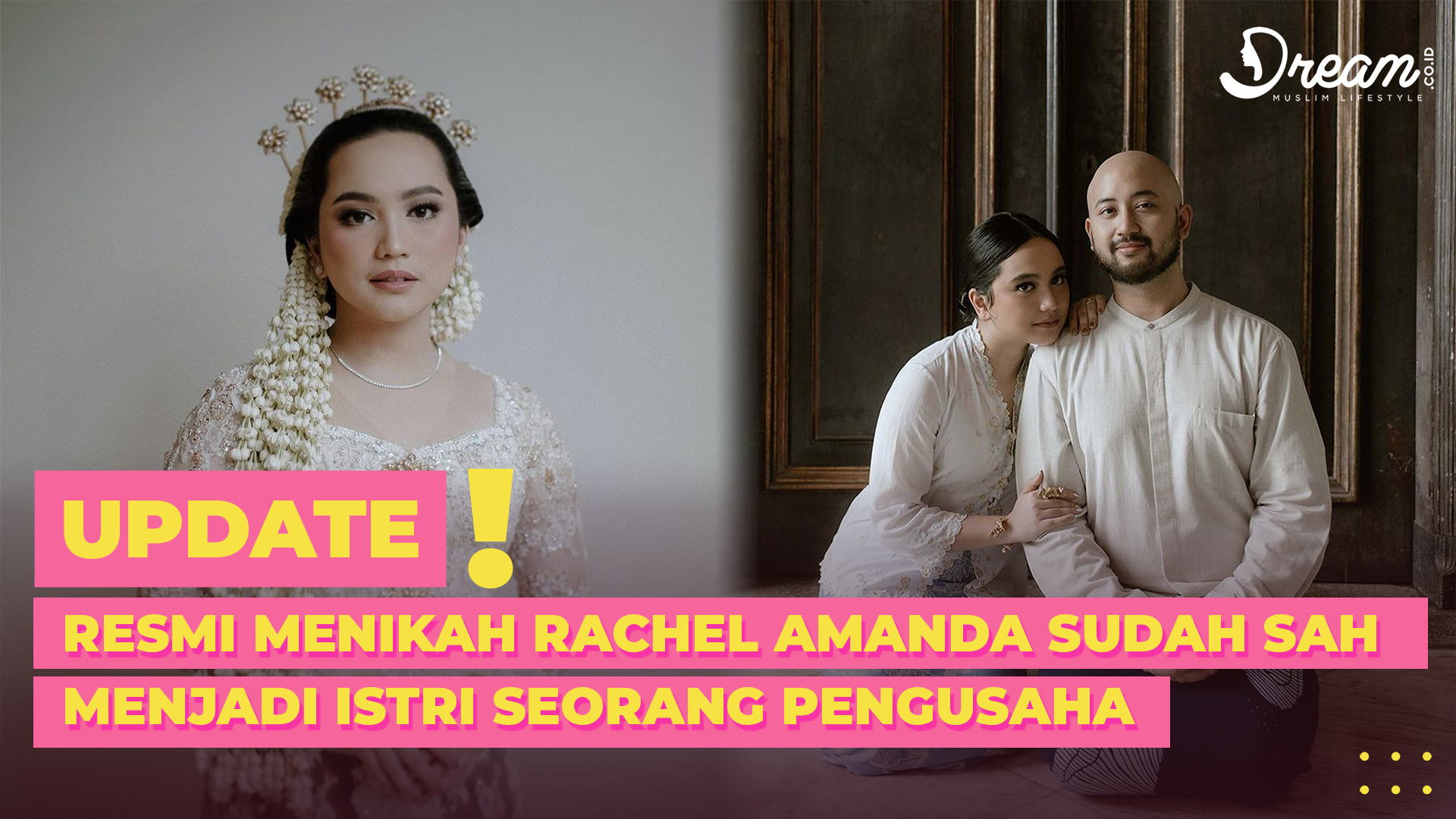 Resmi Menikah, Rachel Amanda Sudah Sah Menjadi Istri Seorang Pengusaha