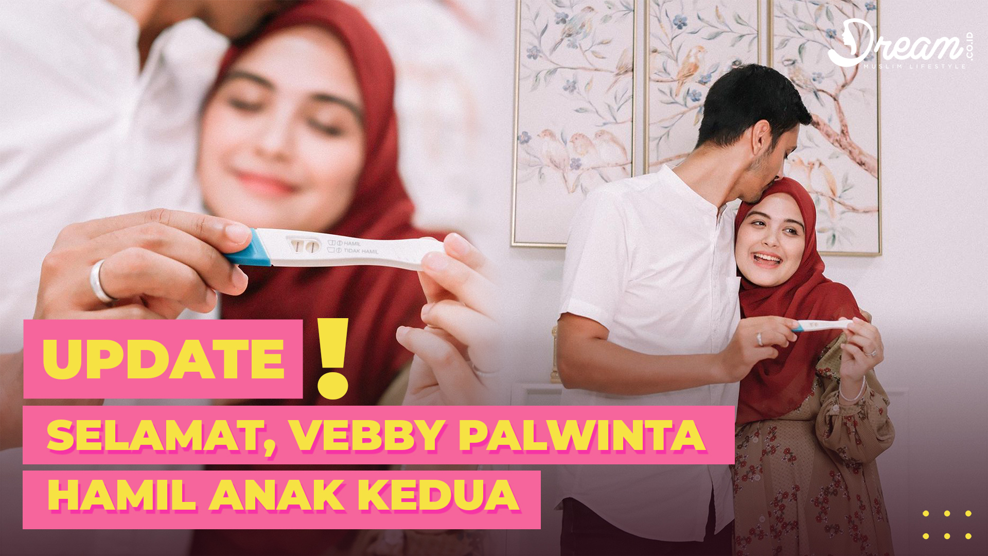 Selamat, Vebby Palwinta Hamil Anak Kedua