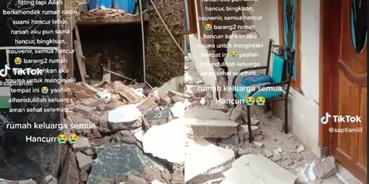 Jadi Korban Gempa Cianjur, Persiapan Nikah Sudah 90% Kini Hancur Tak Bersisa