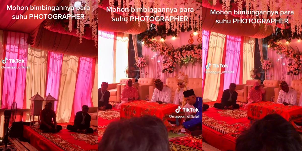 Dekorasi Pernikahan Serba Merah dan Pink Bikin Fotografer Auto Galau Mikir Hasil Fotonya: 'Mumet Ngeditnya'