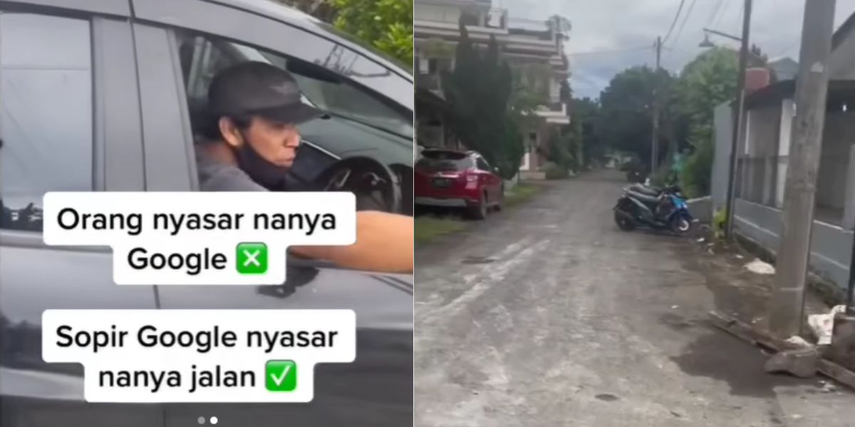 Video Kocak 'Sopir Google' Nyasar dan Tanya Jalan ke Warga, Netizen: Pakai Google Maps Bang