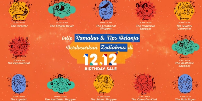 Çanti Widyadhari Bocorkan Ramalan dan Tips Belanja Setiap Zodiak di Shopee 12.12 Birthday Sale