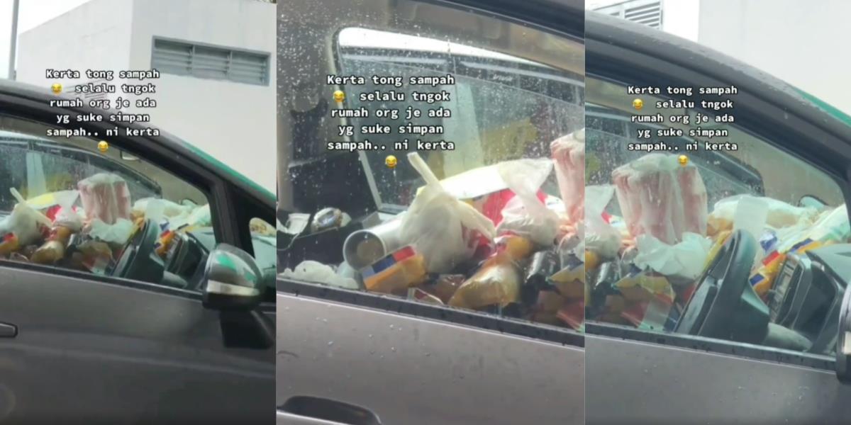 Viral Video Penampakan 'Mobil Sampah', Mulai Dashboard hingga Jok Belakang Penuh Rongsokan, Netizen: Tong Sampah Berjalan