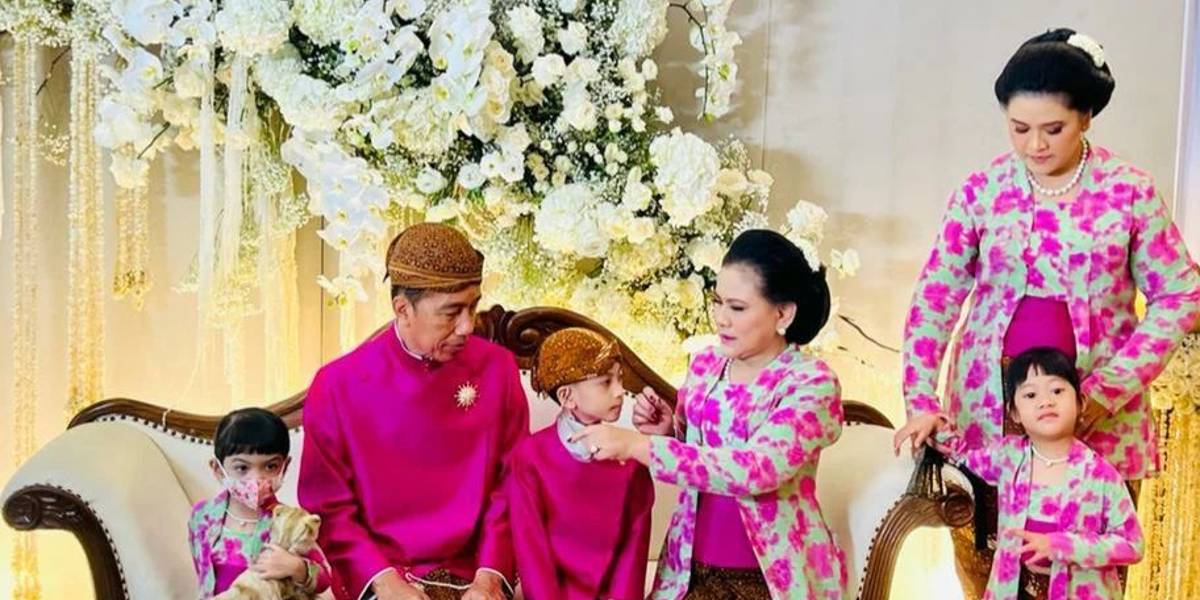 Cucu-cucu Jokowi Curi Perhatian di Acara Siraman Kaesang
