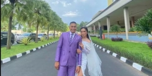 Potret Pernikahan Aprilio Manganang dan Claudya, Romantis dan Penuh Haru!