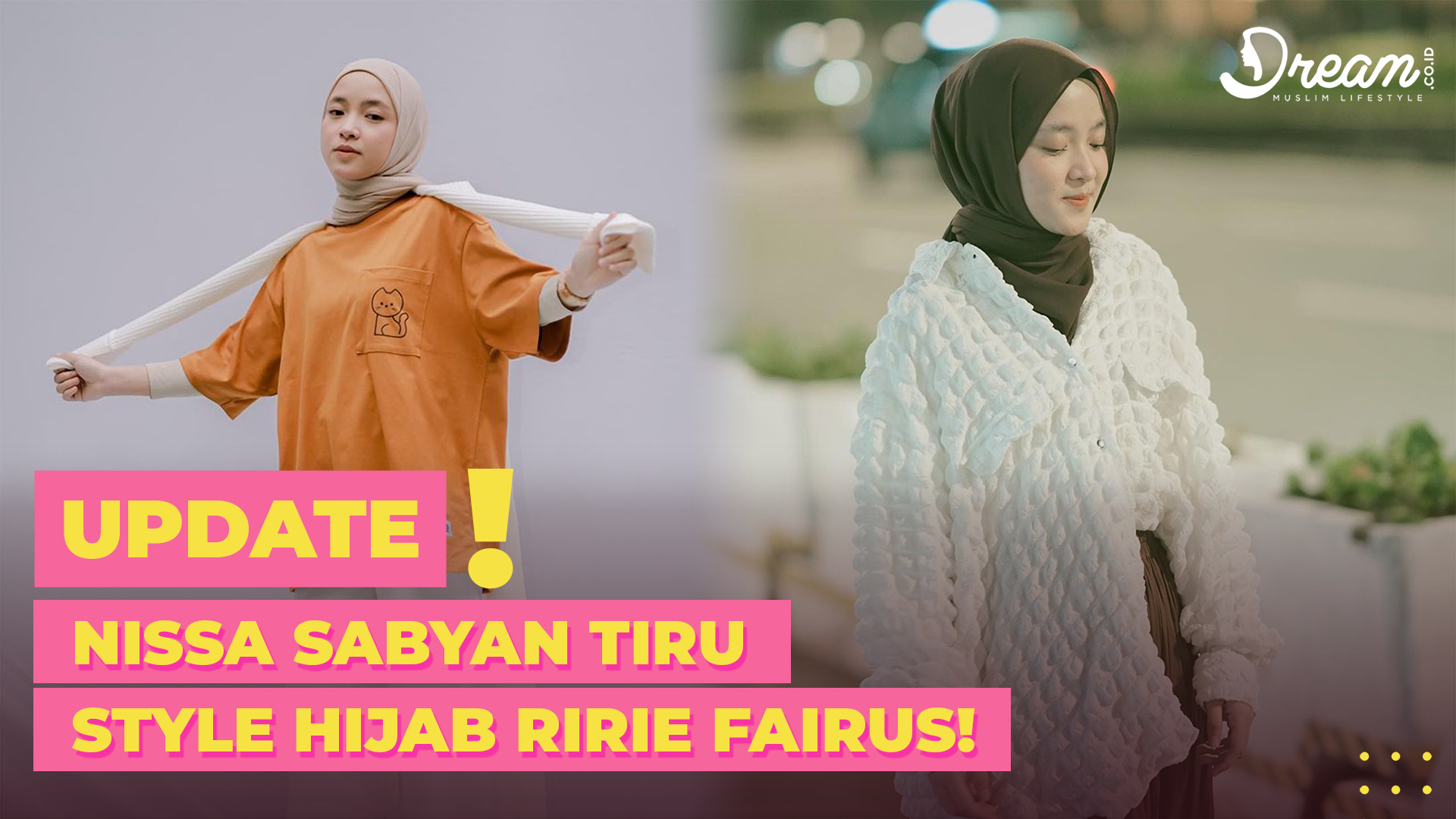 Nissa Sabyan Tiru Style Hijab Ririe Fairus